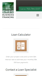 Mobile Screenshot of cmdcbusinessloans.com